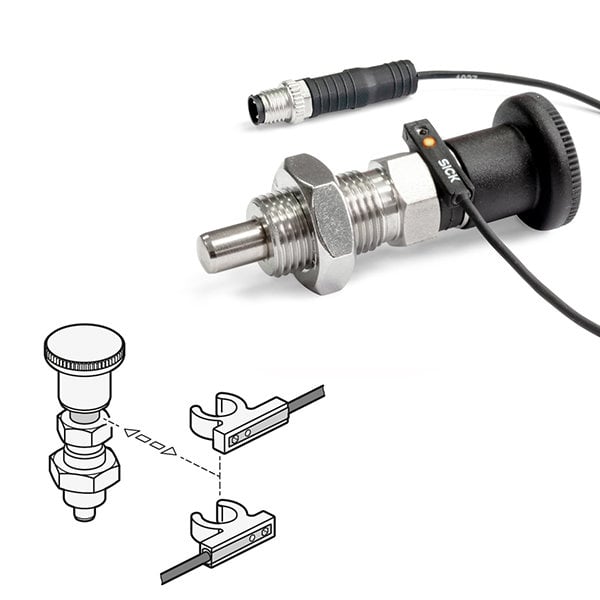 Indexing plungers with position signal